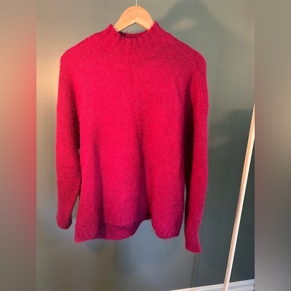 Pistola Fuchsia Turtleneck Sweater